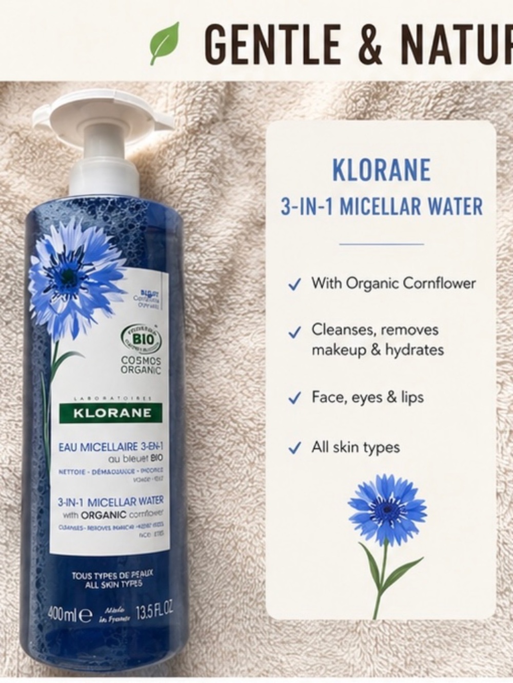 Klorane Micellar water
